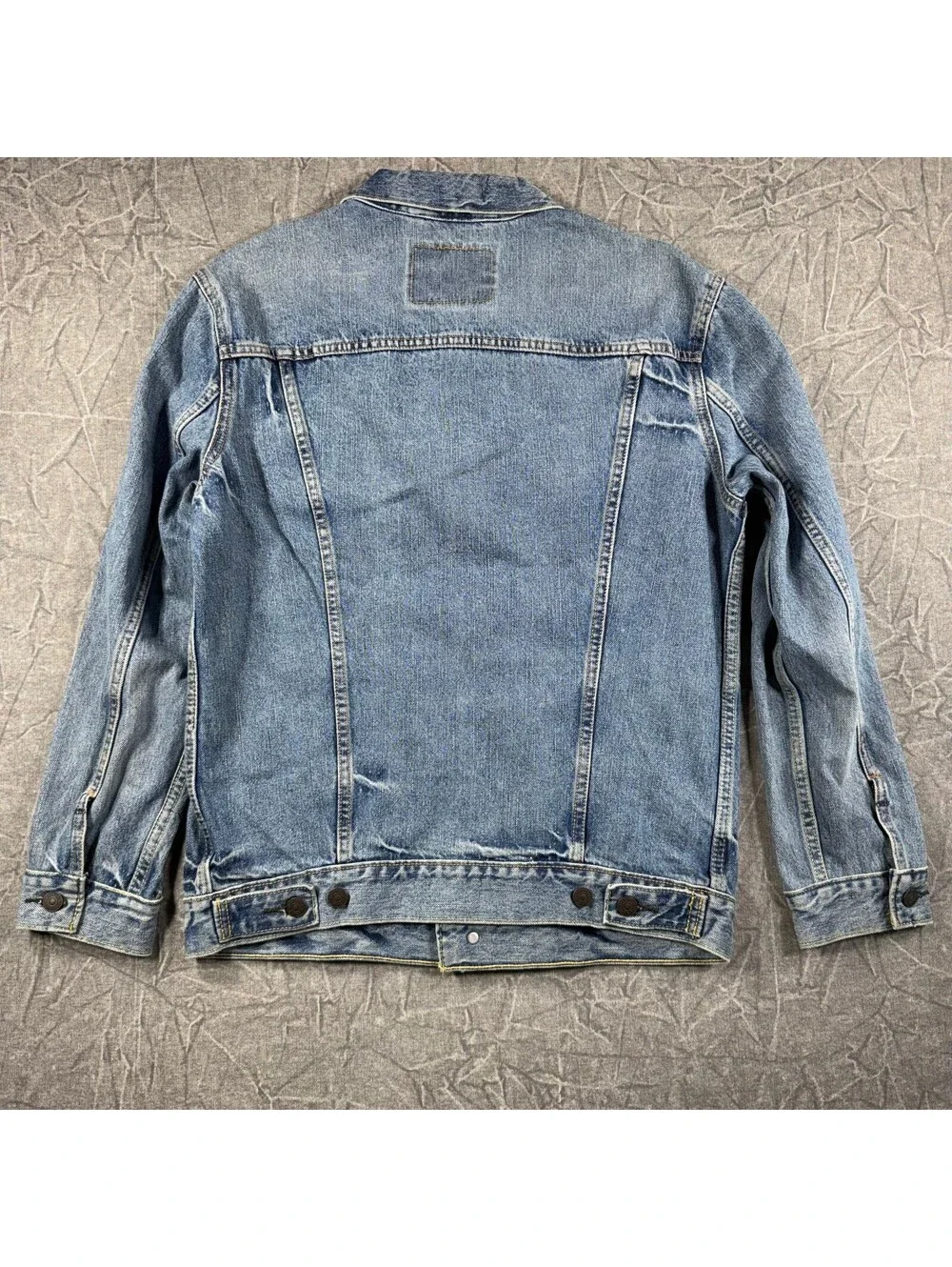 Levis Jean Jacket Button Light Wash 72334 Men's M Blue